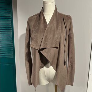 VIGOSS NWOT Elegant Taupe Women's moto Jacket XS
